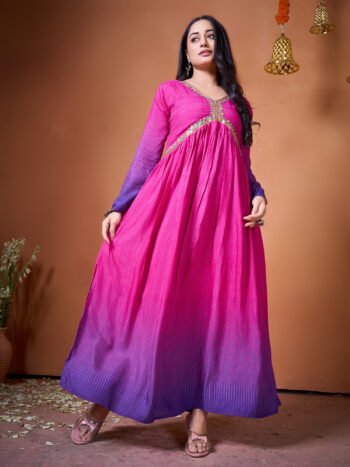 Georgette Anarkali Kurta